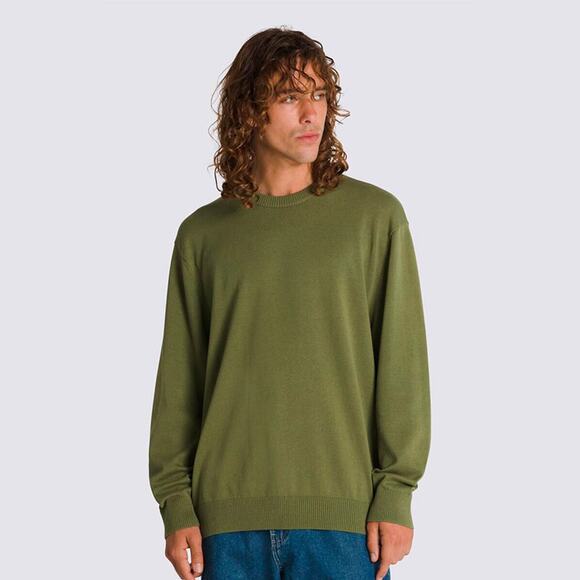 Vans Tacuba Solid Crewneck Sweater – Loden Green – Size S - Picture 4 of 7